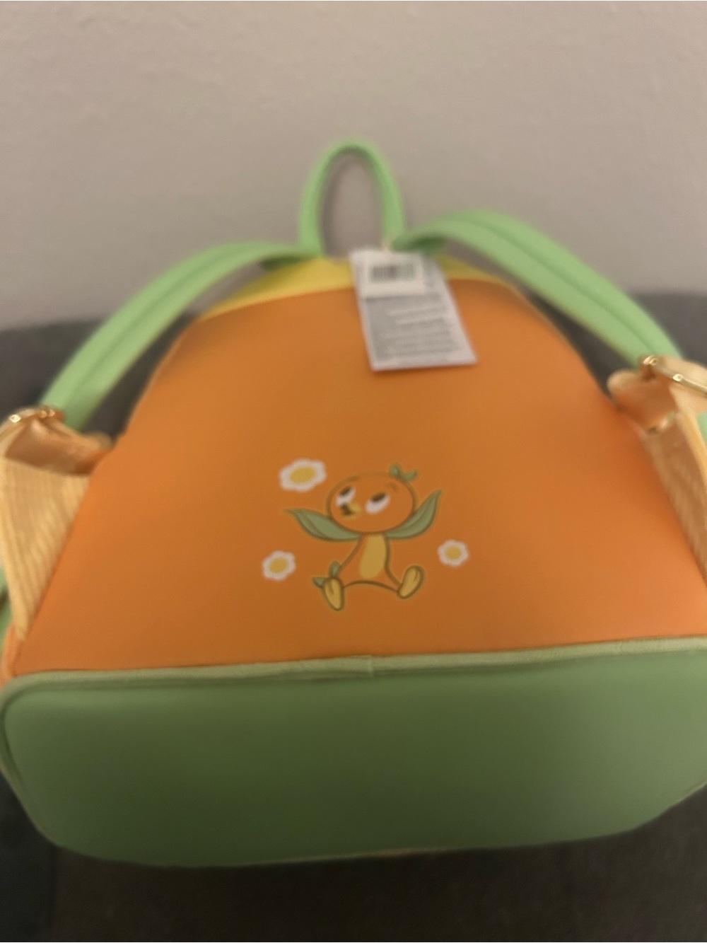 Disney Parks Loungefly Orange Bird corduroy mini backpack. NWT - Picture 3 of 5